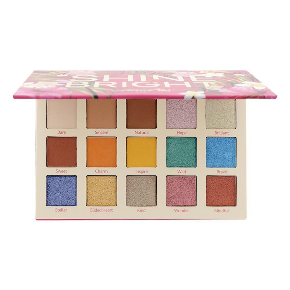 Shine Bright 15-Shade Matte + Shimmer Palette – New